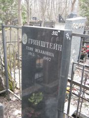 Гринштейн Геня Исааковна, Москва, Востряковское кладбище