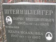 Штейншлейгер Борис Бенционович, Москва, Востряковское кладбище