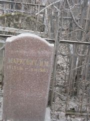 Маркович И. М., Москва, Востряковское кладбище