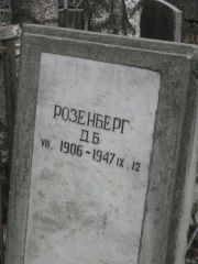 Розенберг Д. Б., Москва, Востряковское кладбище