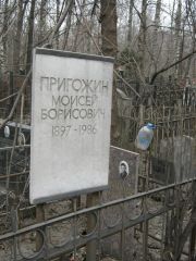 Пригожин Моисей Борисович, Москва, Востряковское кладбище
