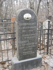 Прощицкий Исаак Абрамович, Москва, Востряковское кладбище