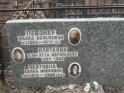 Певзнер Малка Абрамовна, Москва, Востряковское кладбище