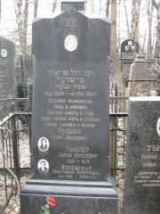 Тышлер Геня Ицковна, Москва, Востряковское кладбище