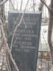 Новиков Борис Абрамович, Москва, Востряковское кладбище