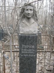 Пурим Елизавета Яковлевна, Москва, Востряковское кладбище