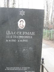 Вассерман Лея Иосифовна, Москва, Востряковское кладбище