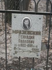 Мразевский Геннадий Павлович, Москва, Востряковское кладбище