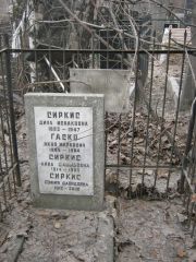 Сиркис Дина Исааковна, Москва, Востряковское кладбище
