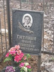 Гитлина Фаня Лейбовна, Москва, Востряковское кладбище