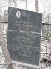 Каганова Ревекка Израилевна, Москва, Востряковское кладбище