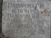 Папирова Г. И., Москва, Востряковское кладбище