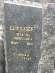 Шлиозберг Татьяна Борисовна, Москва, Востряковское кладбище
