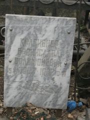 Крапивнер Бронислава Соломоновна, Москва, Востряковское кладбище
