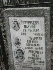 Губерман Израиль Абрамович, Москва, Востряковское кладбище