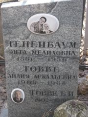 Тененбаум Энта Мелиховна, Москва, Востряковское кладбище