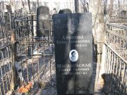 Аронова Хана Абрамовна, Москва, Востряковское кладбище