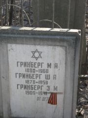 Гринберг М. А., Москва, Востряковское кладбище