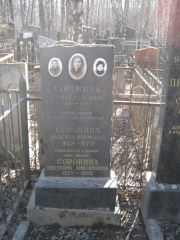 Сорокина Софья львовна, Москва, Востряковское кладбище