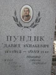Пундик Давид Эхильевич, Москва, Востряковское кладбище