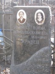 Кравец Нойма Хаимовна, Москва, Востряковское кладбище