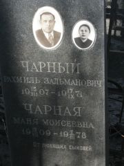 Чарная Маня Моисеевна, Москва, Востряковское кладбище