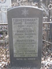 Манусевич Юдифь Ароновна, Москва, Востряковское кладбище