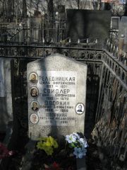 Свидлер Геня Фроимовна, Москва, Востряковское кладбище