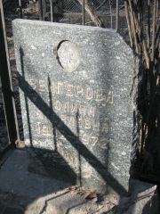 Венгерова Полина Яковлевна, Москва, Востряковское кладбище
