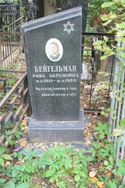Бейгельман Рива Абрамовна, Москва, Востряковское кладбище