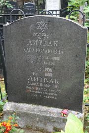 Литвак Хава Исааковна, Москва, Востряковское кладбище