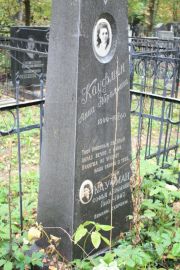 Кауфман Анна Абрамовна, Москва, Востряковское кладбище