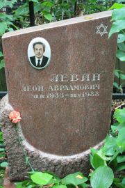 Левин Леон Аврамович, Москва, Востряковское кладбище