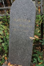 Ланина Рейза Мовшевна, Москва, Востряковское кладбище