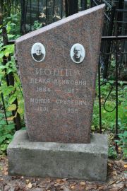 Иошпа Лейка Лейбовна, Москва, Востряковское кладбище