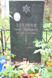 Златкин Ефим Леонидович, Москва, Востряковское кладбище