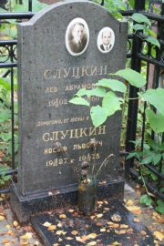 Слуцкий Лев Абрамович, Москва, Востряковское кладбище
