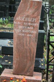 Айзенберг Манус Иосифович, Москва, Востряковское кладбище