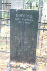 Богорад Роза Львовна, Москва, Востряковское кладбище