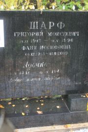 Шарф Григорий Моисеевич, Москва, Востряковское кладбище