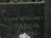 Грабов Хаим Беркович, Москва, Востряковское кладбище