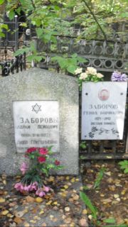 Заборова Люба Григорьевна, Москва, Востряковское кладбище