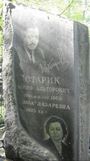 Старик Иосиф Альторович, Москва, Востряковское кладбище
