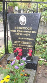 Левинскон Маша Израиль-Вульфовна, Москва, Востряковское кладбище