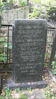 Финефтер Лев Маркович, Москва, Востряковское кладбище