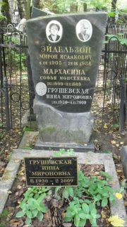 Мархасина Софья Моисеевна, Москва, Востряковское кладбище