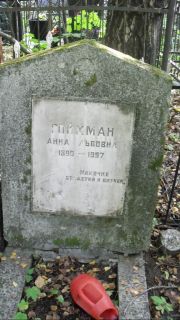 Гойхман Анна Львовна, Москва, Востряковское кладбище
