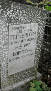 Борисова Эсфирь Исааковна, Москва, Востряковское кладбище