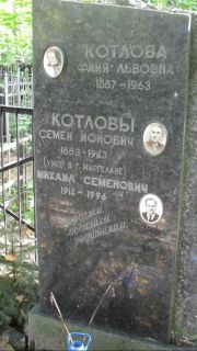 Котлова Фаня Львовна, Москва, Востряковское кладбище