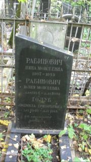 Рабинович Нина Моисеевна, Москва, Востряковское кладбище